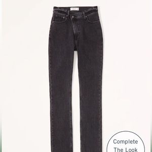 Abercrombie ultra high 90s slim straight jeans